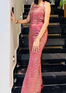 Diwali co-ord set , corset top and flared bottom