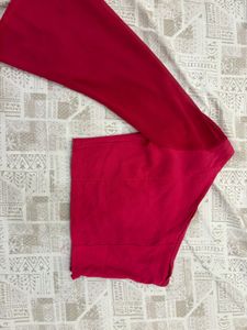 Bright Pink One-Shoulder Top