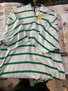 Classic Striped Polo Shirt