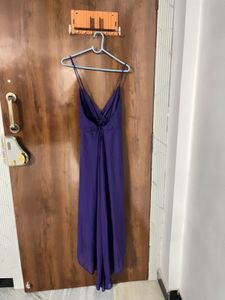 Purple Spaghetti Strap Maxi Dress