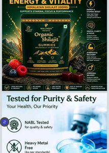 Organic Shilajit Gummies for Health