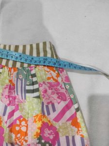 Boho Patchwork Tiered Skirt