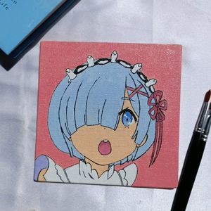 Rem Anime Painting on Canvas