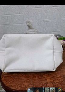 L'Oreal Paris White Makeup Bag