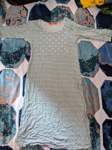Elegant Green Printed Kurta