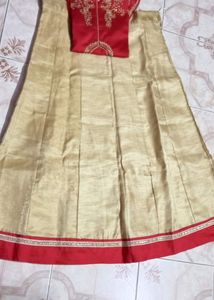 New Festive Red Gold Lehenga Choli