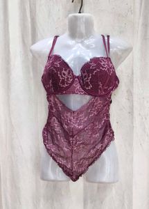 I. Lace Teddy Bodysuit