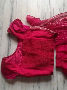 Stunning Pink Sequined Lehenga Choli