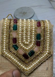 Handcrafted Beaded Clutch Bag