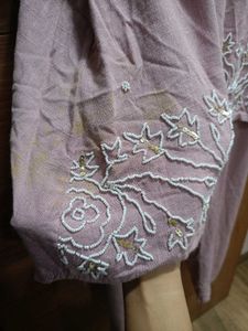 "Som's Creation" Pastel Mauve Elegant Ethnic Set💜