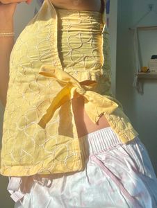 Bow Cotton Top🧀🎀