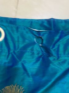 curtainblue set of 2(7ft) removing  soon