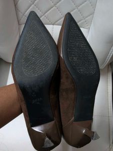 Chic Pointed toe Brown Ankle Boots