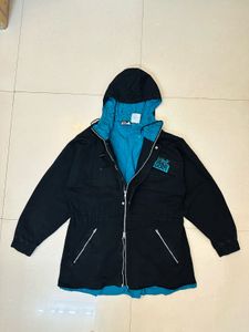 Black Hooded Puffer long Jacket 🇺🇸