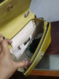 Olive Green Chain Crossbody Bag