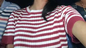 Striped Ribbed Crop Top