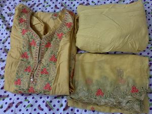 Beautiful embroidery kurta set