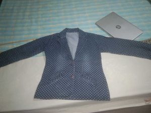 Polka Dot Blazer