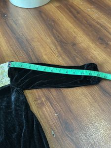 Black velvet dress for 6-8yrs