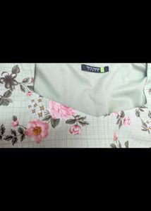 Floral Print Maxi Dress...size is L.