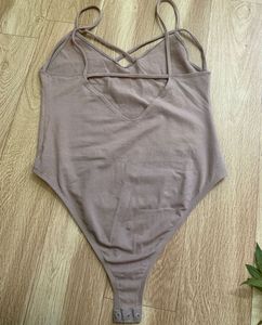 Criss-Cross Strap Bodysuit