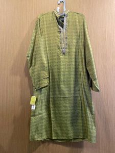 Men's Olive Green Kurta