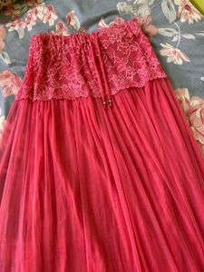 Pink Maxi Skirt