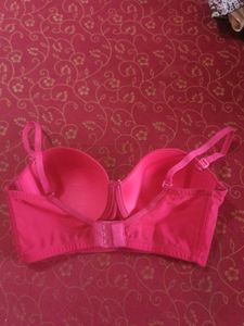 Women's Pink Lace Bra &amp; Panty Set