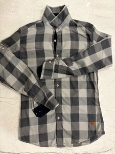 New Men's Checked Long Sleeve Shirt