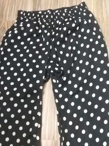 PlazoPolka Dot Casual Pants