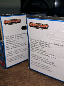 Die-Cast Miniature Toy Trucks (Set of 2)