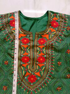 Kantha Embroidered Kurta