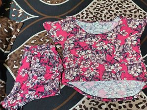 Cute Floral Print short Set