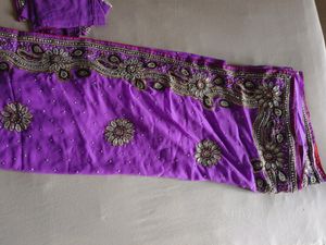 Best Heavy Marriage Katha Sarees