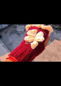 Handmade Crochet Fingerless Gloves