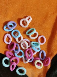 30 pc mini colorful rubber band