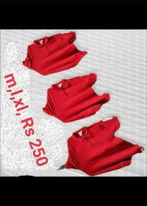 Oyo Red Cotton Tshirt