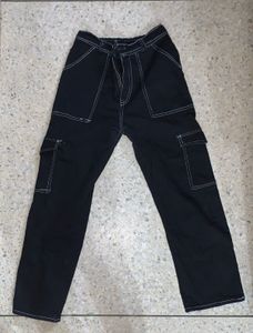 Black Cargo Pant