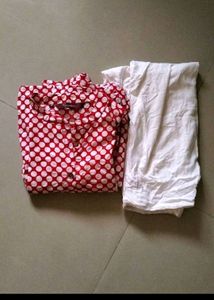 Sangria Kurta Pant Set