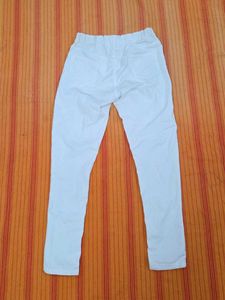 Comfortable White Cotton Pants