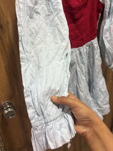 Tiered Ruffle Sleeve Dress