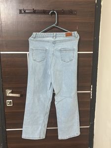 Light Wash Wide Leg Jeans
