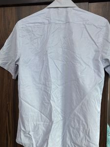 Men's Blue Striped Casual Shirt