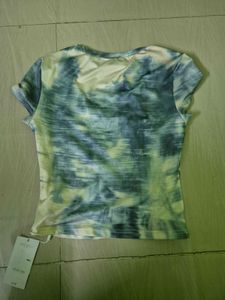 Graphic Print Rhinestone T-Shirt