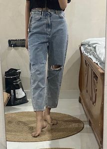 Completely New Ripped Light Wash Denim Jeans