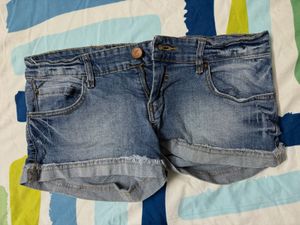 Cute Blue Denim Shorts
