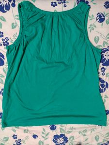 XL Sea Green Sleevless Top