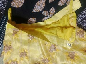 Beautiful Yellow Embroidered Lehenga