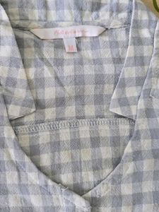 Cozy Plaid Pajama Top