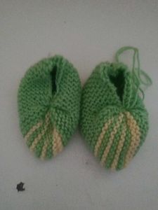 Cute Knitted Baby Booties